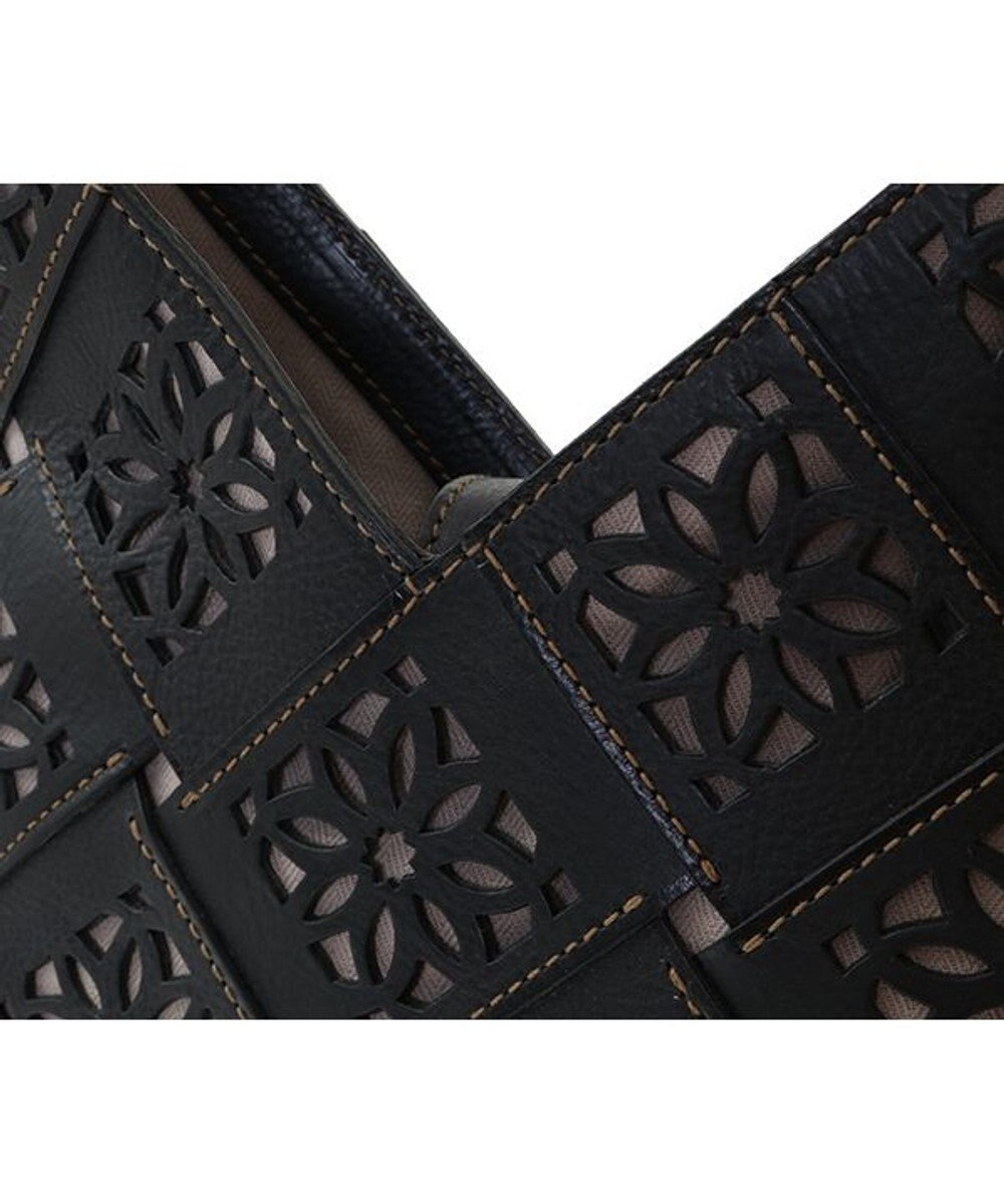 genten サステナブルカットワーク ショルダーバッグ 