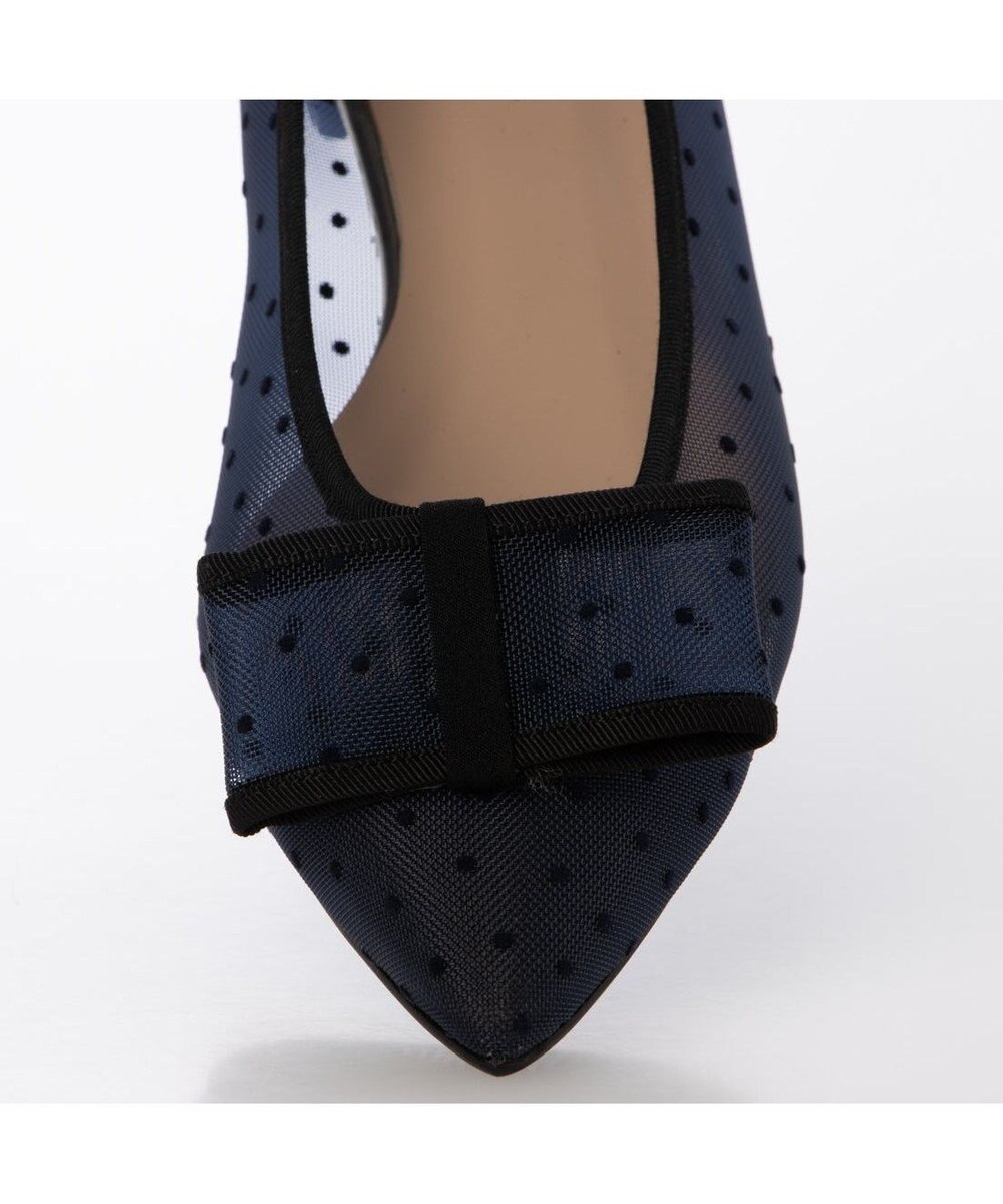 MODE ET JACOMO <carino>ドットチュールパンプス 