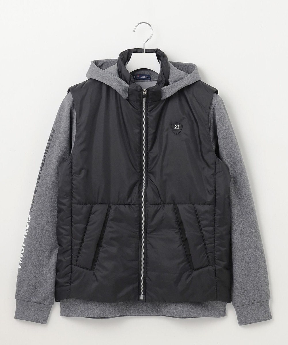 23区GOLF 数量限定！お得セット【MEN】撥水ベスト×モックネックシャツ 