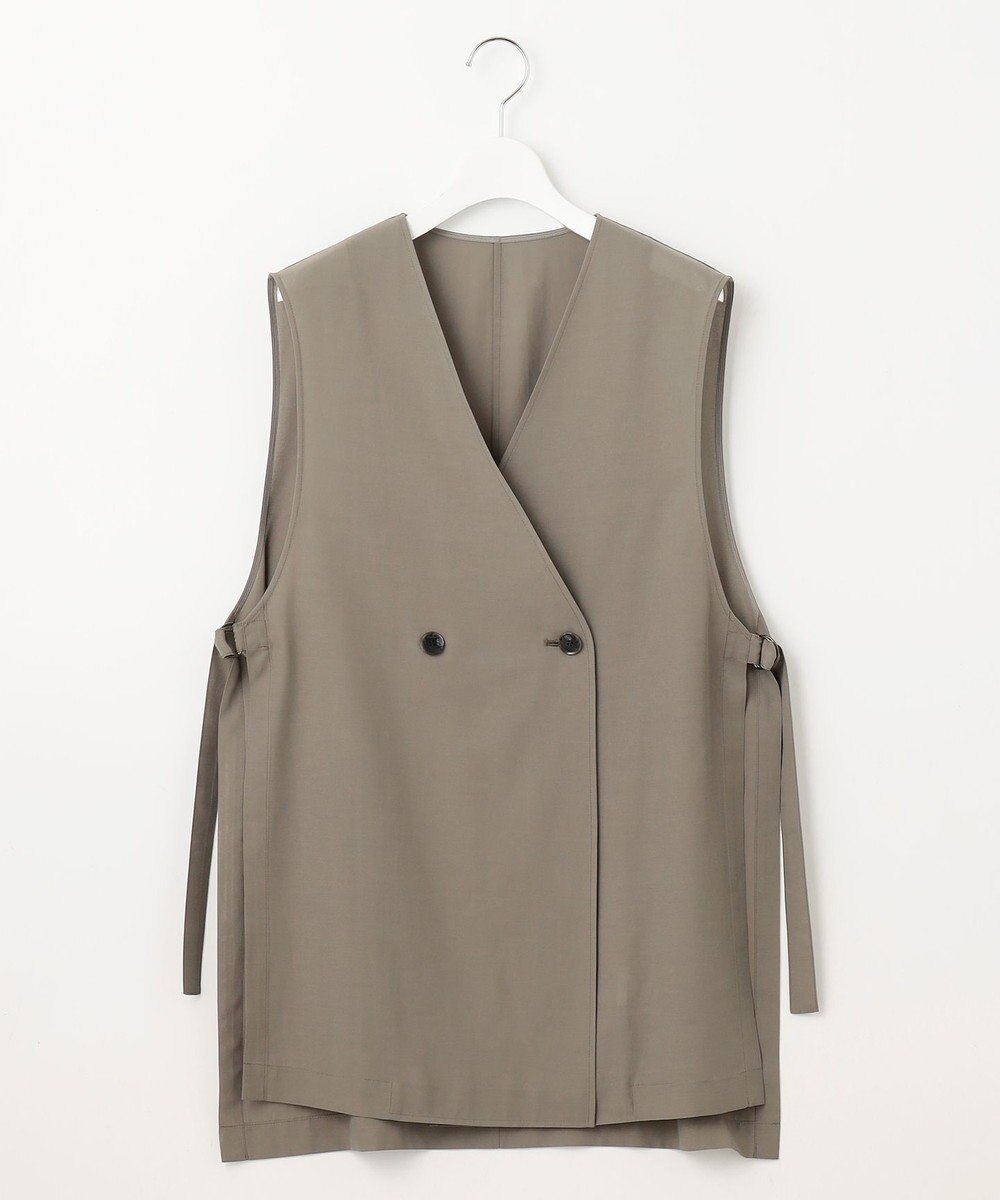 23区 S 【洗える】シアーマットクロス ジレ 