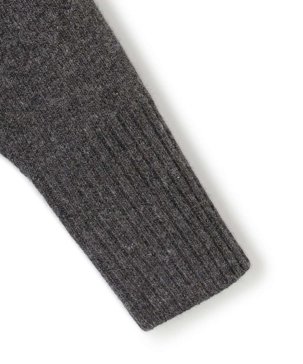 UNFILO カシミヤブレンド ハイネック ラメニット 