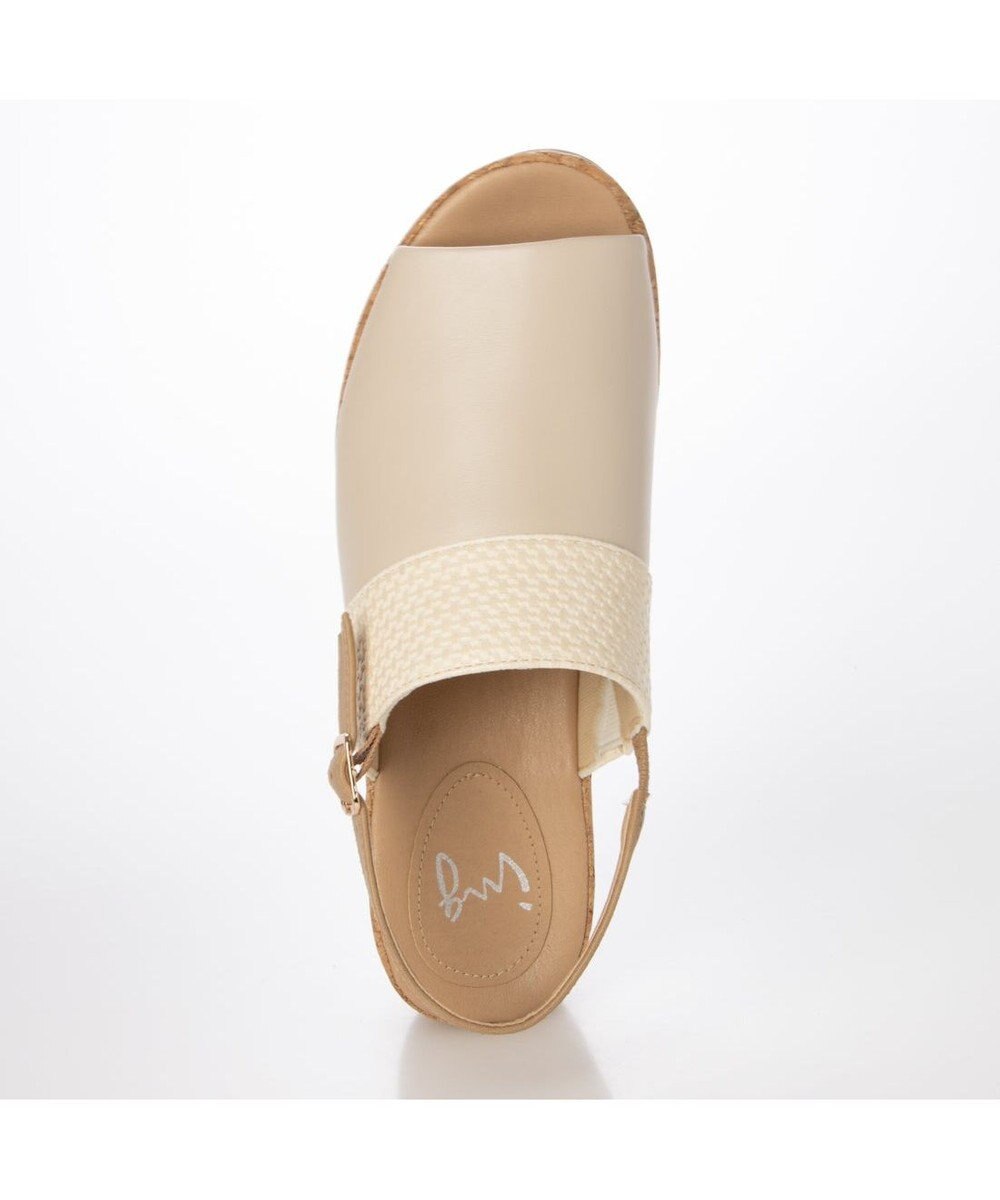 ing <ing>バックベルトウエッジサンダル 