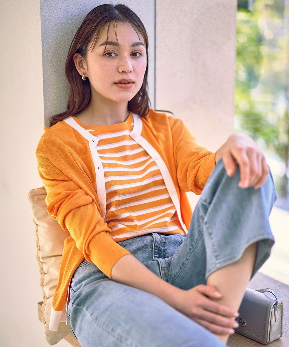 ANY ツインニットセット（ノースリーブニット＋カーディガン） 