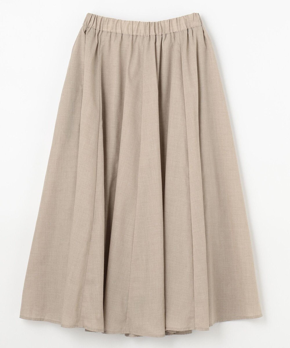 ANY 【ウエストゴム】シャンブレーライク スカート 