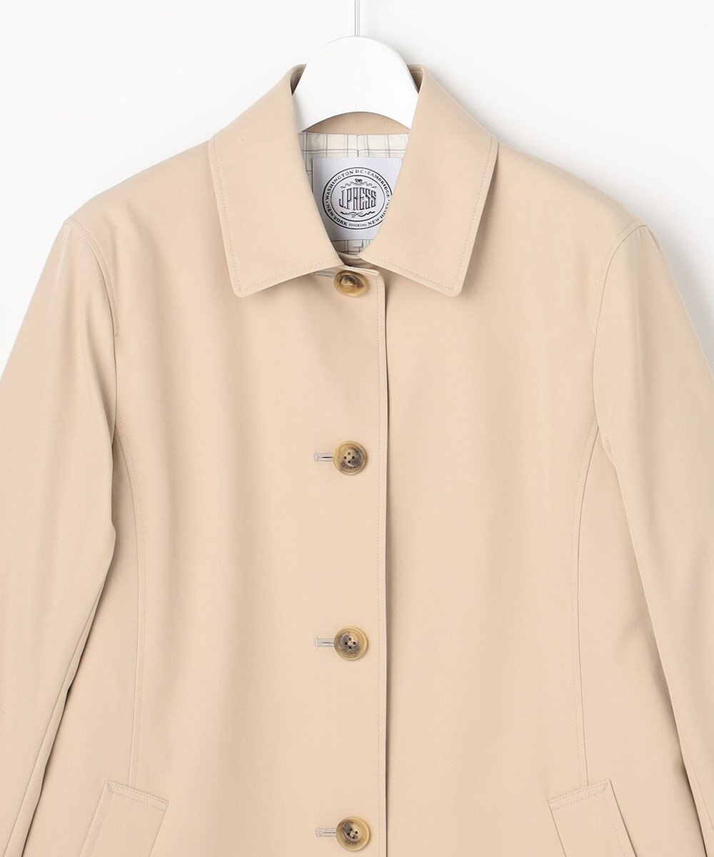 J.PRESS LADIES ドライストレッチ ロング ステンカラー コート 