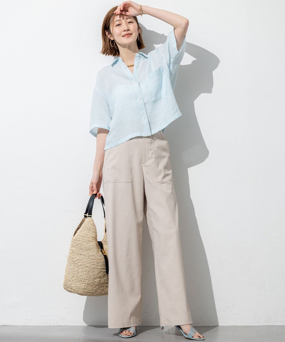 23区 VIOLAd'ORO ラフィア トートバッグ 