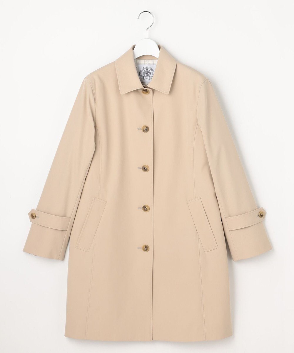 J.PRESS LADIES ドライストレッチ ロング ステンカラー コート 