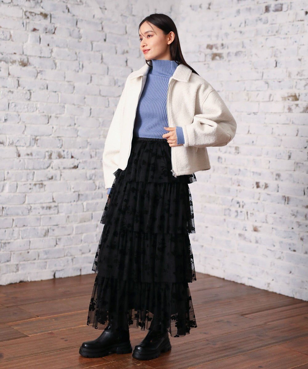 Green Parks ・ＥＬＥＮＣＡＲＥ　ＤＵＥ　ブークレＷ－ＺＩＰブルゾ 