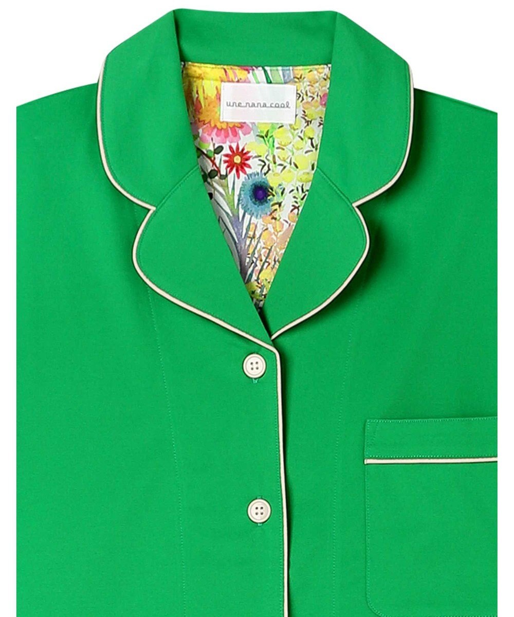 une nana cool 【綿混】両染ジャージ半袖パジャマ MADE WITH LIBERTY FABRIC 