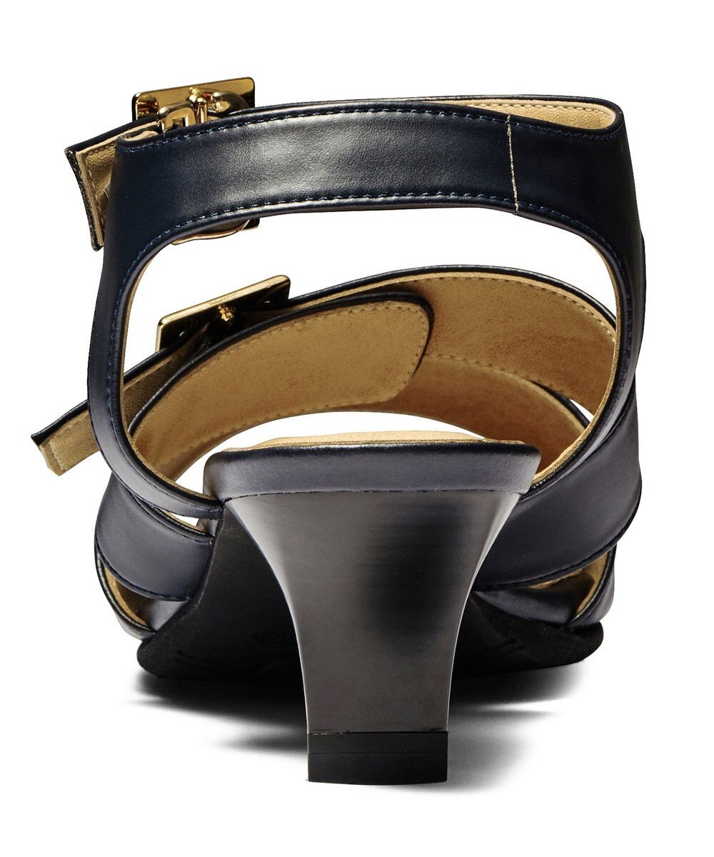 ASICS WALKING ペダラ ヒールサンダル 3E 5.0cmヒール 