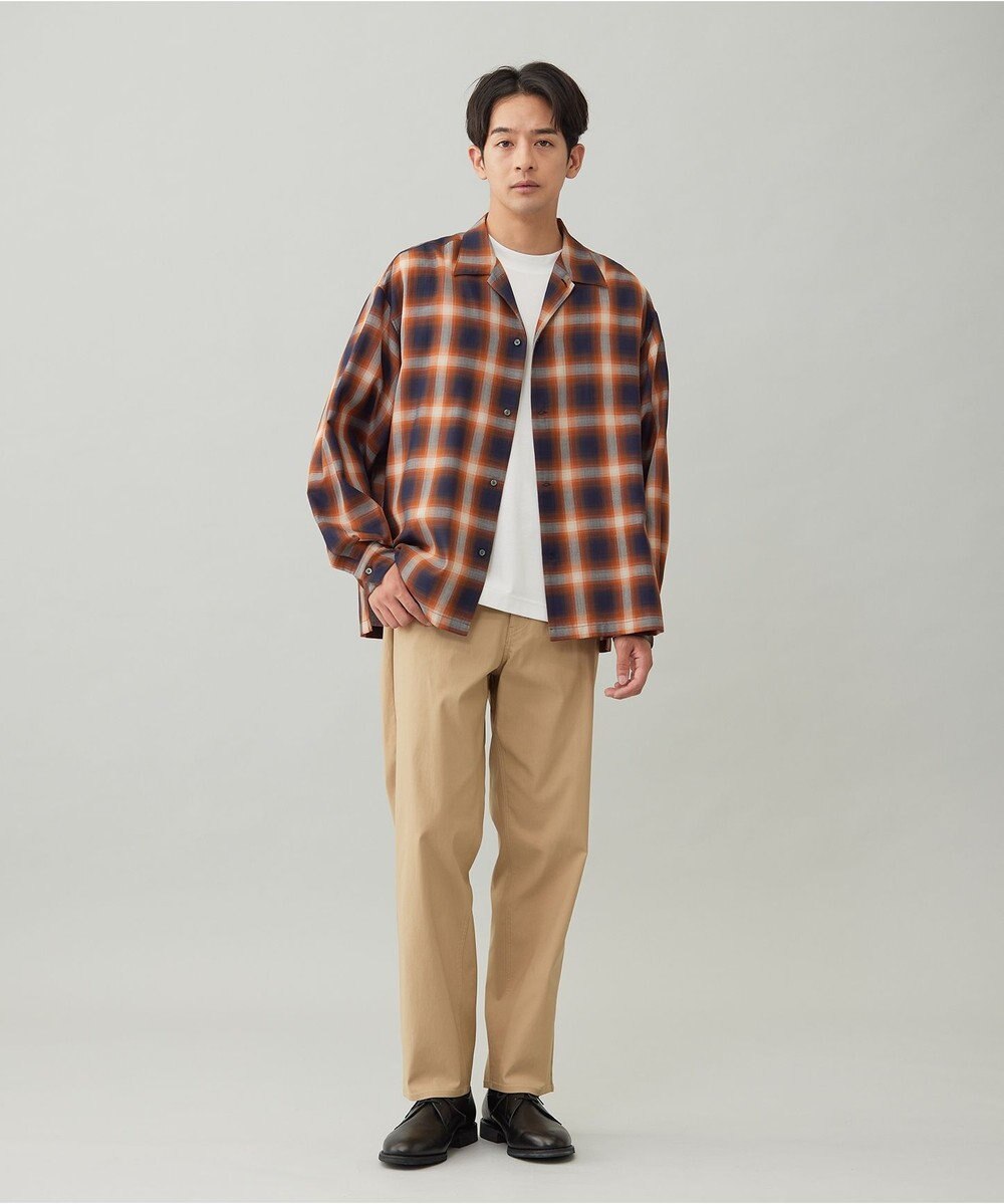 UNFILO MENS COTTON TOUCH 機能美パンツ ストレート 