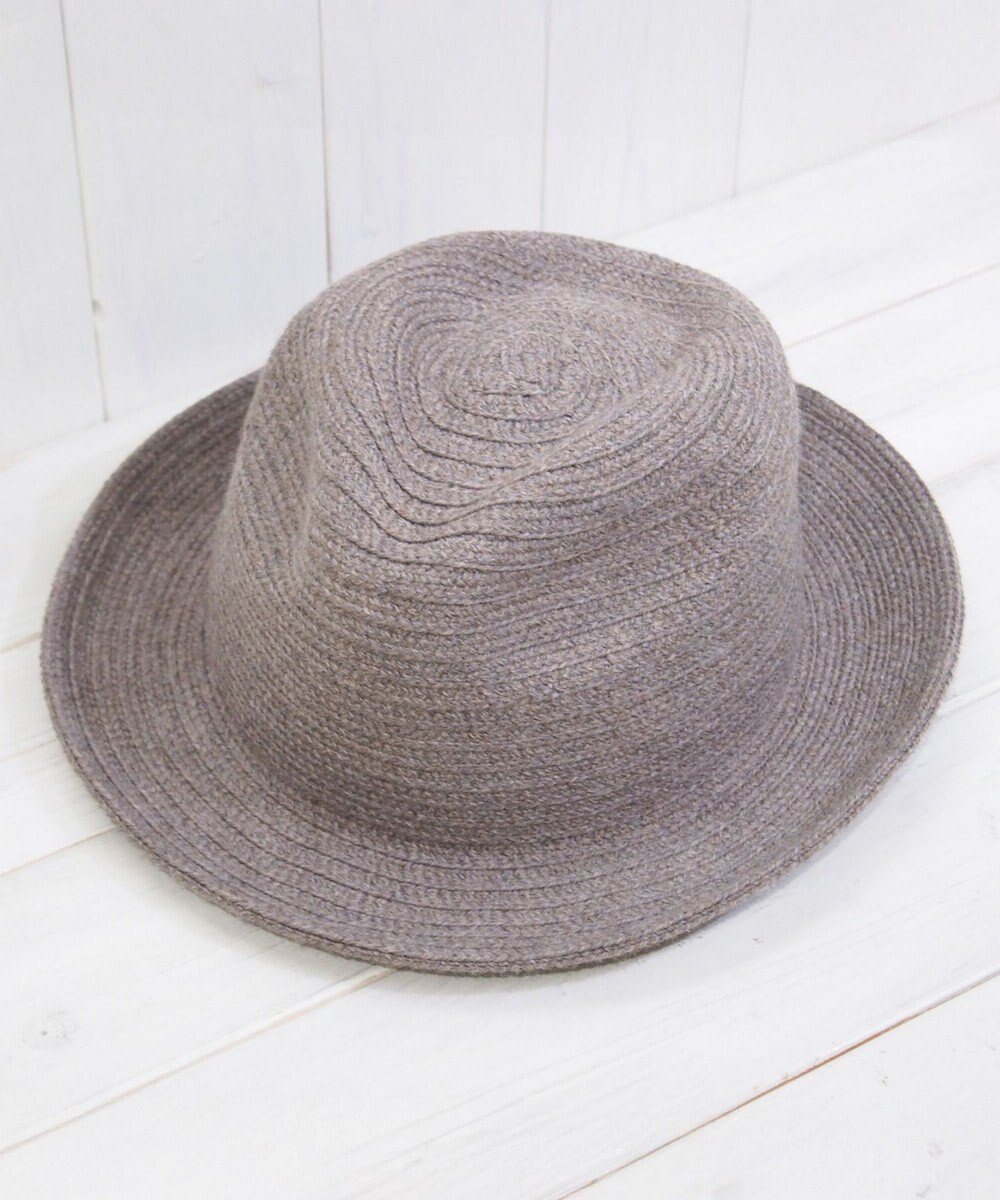 石田製帽 ウールニットブレード　中折れハット 