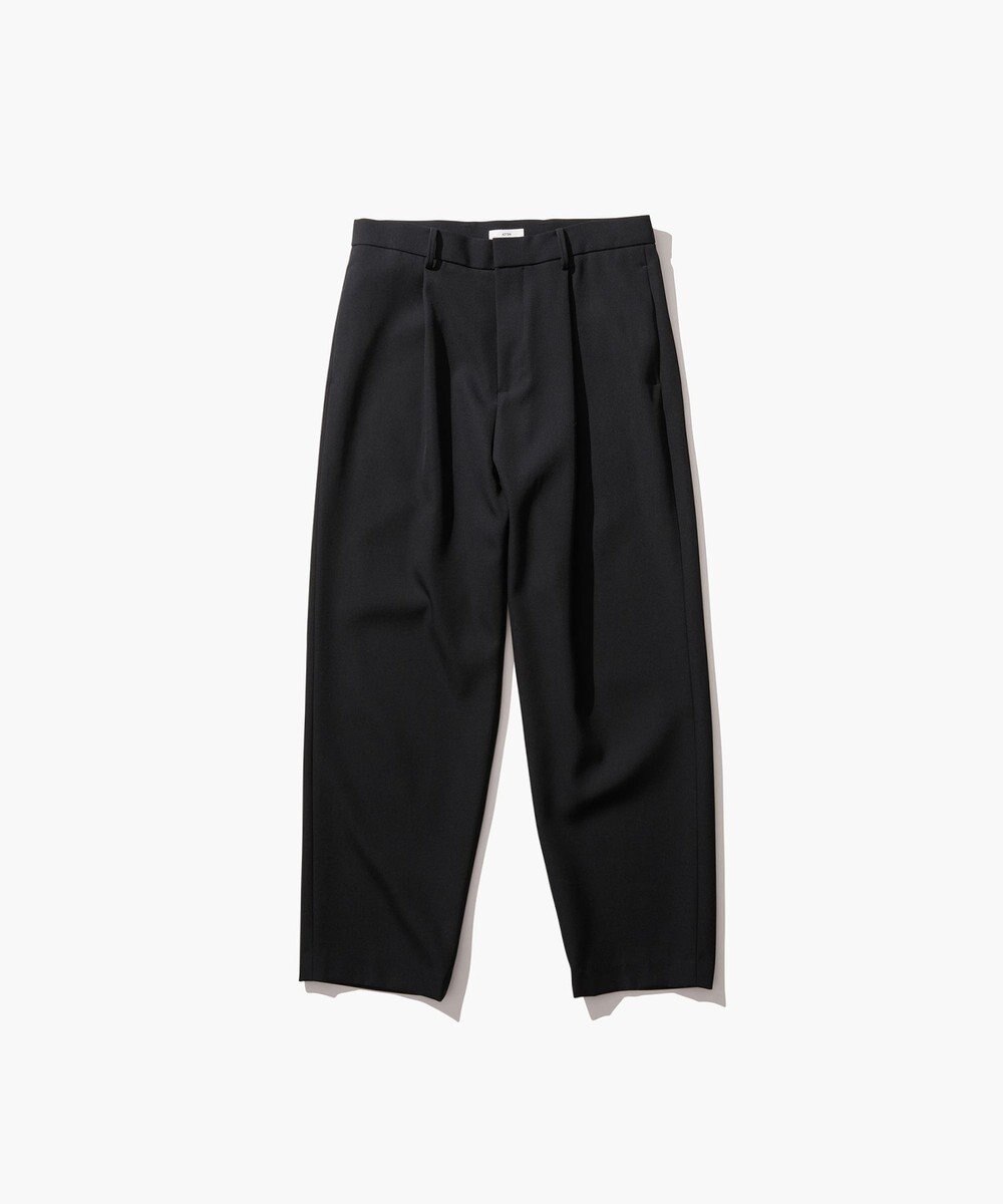 ATON BACK SATIN | テーパードパンツ - UNISEX 