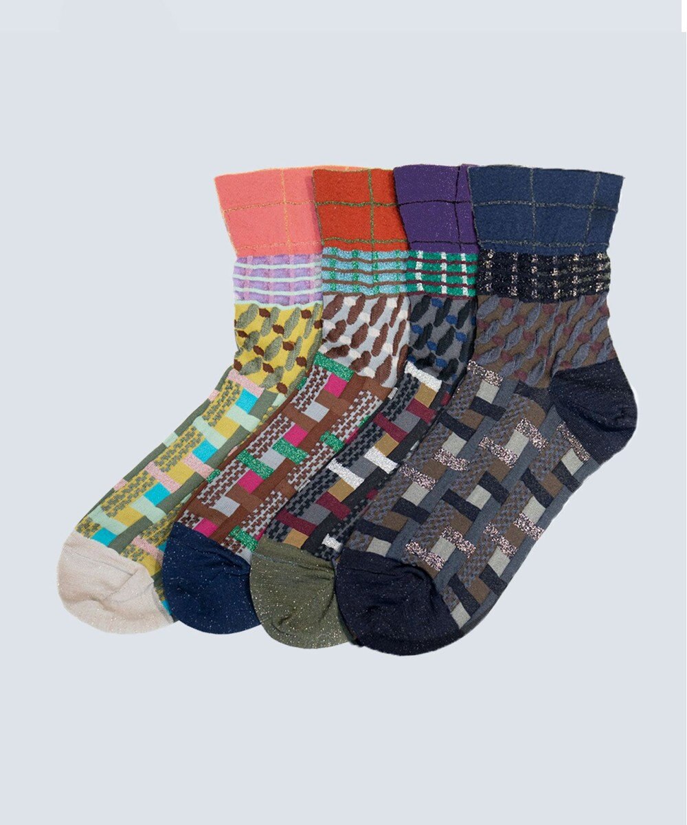 COQ CROSS PATCH ショートソックス 