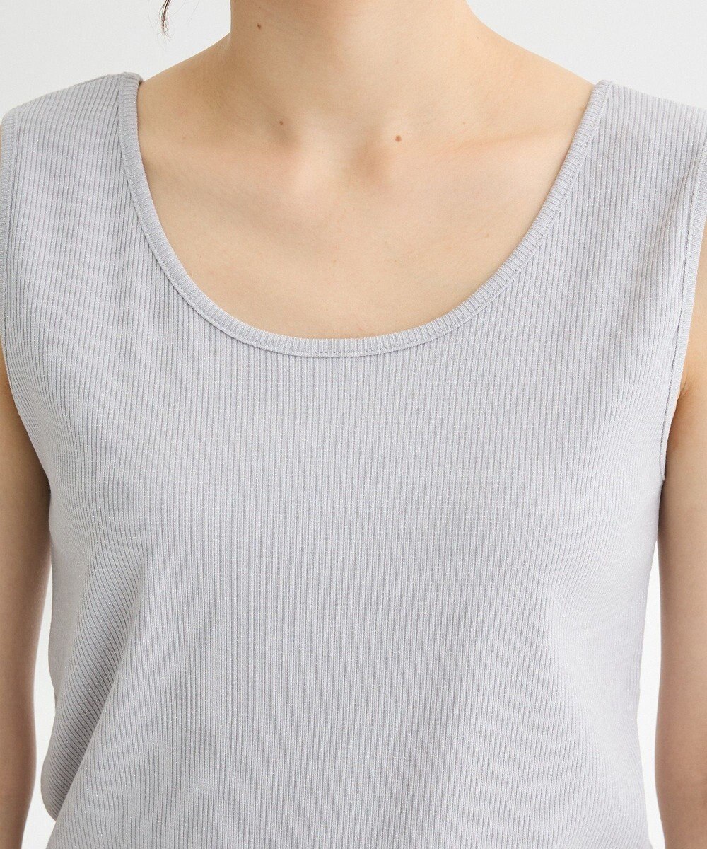 Green Parks 前後２Ｗａｙ　ラメリブタンクトップ 