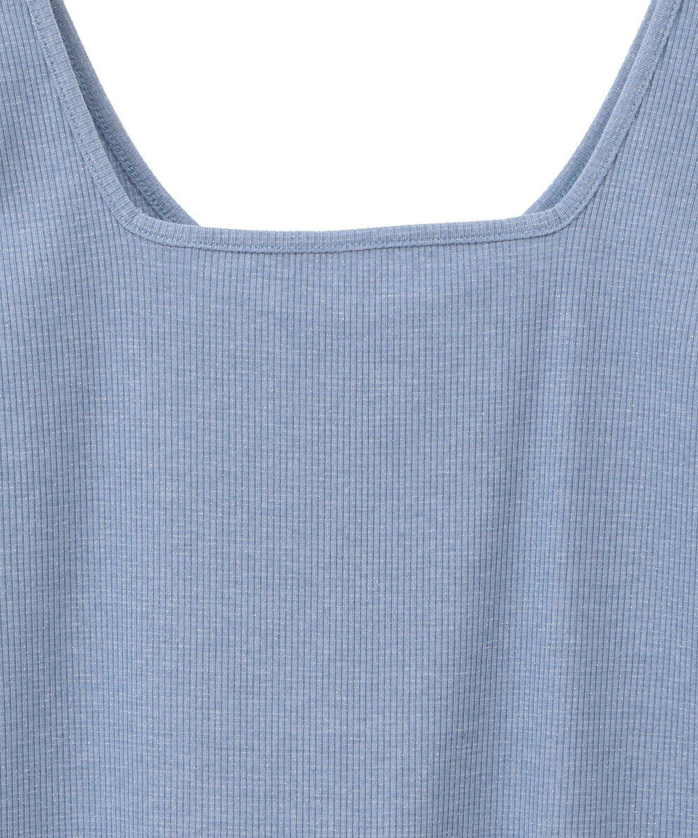 Green Parks 前後２Ｗａｙ　ラメリブタンクトップ 