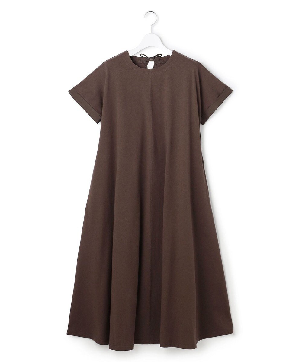 J.PRESS YORK STREET 【WOMEN】キャップスリーブAラインワンピース 