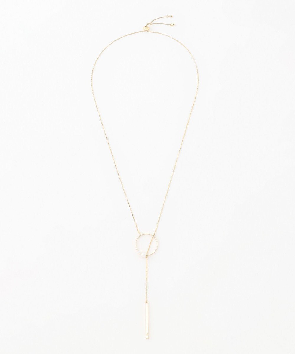 自由区 サークルバーパール ネックレス 