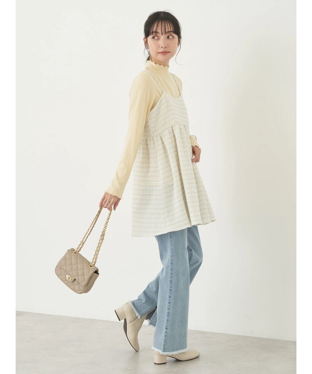 earth music&ecology ツイードキャミチュニック 