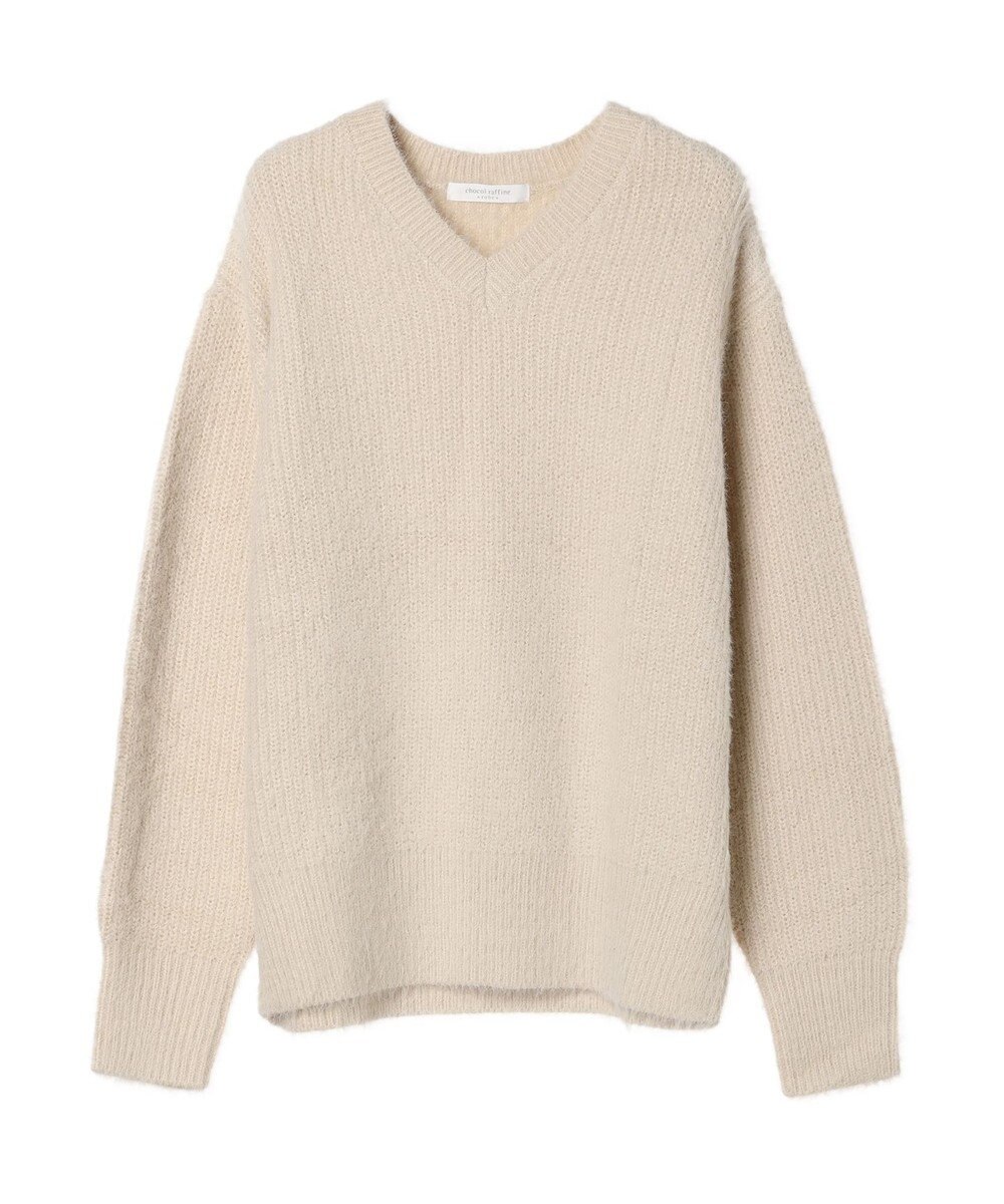 Green Parks フェザーＶネックニットプルオーバー 
