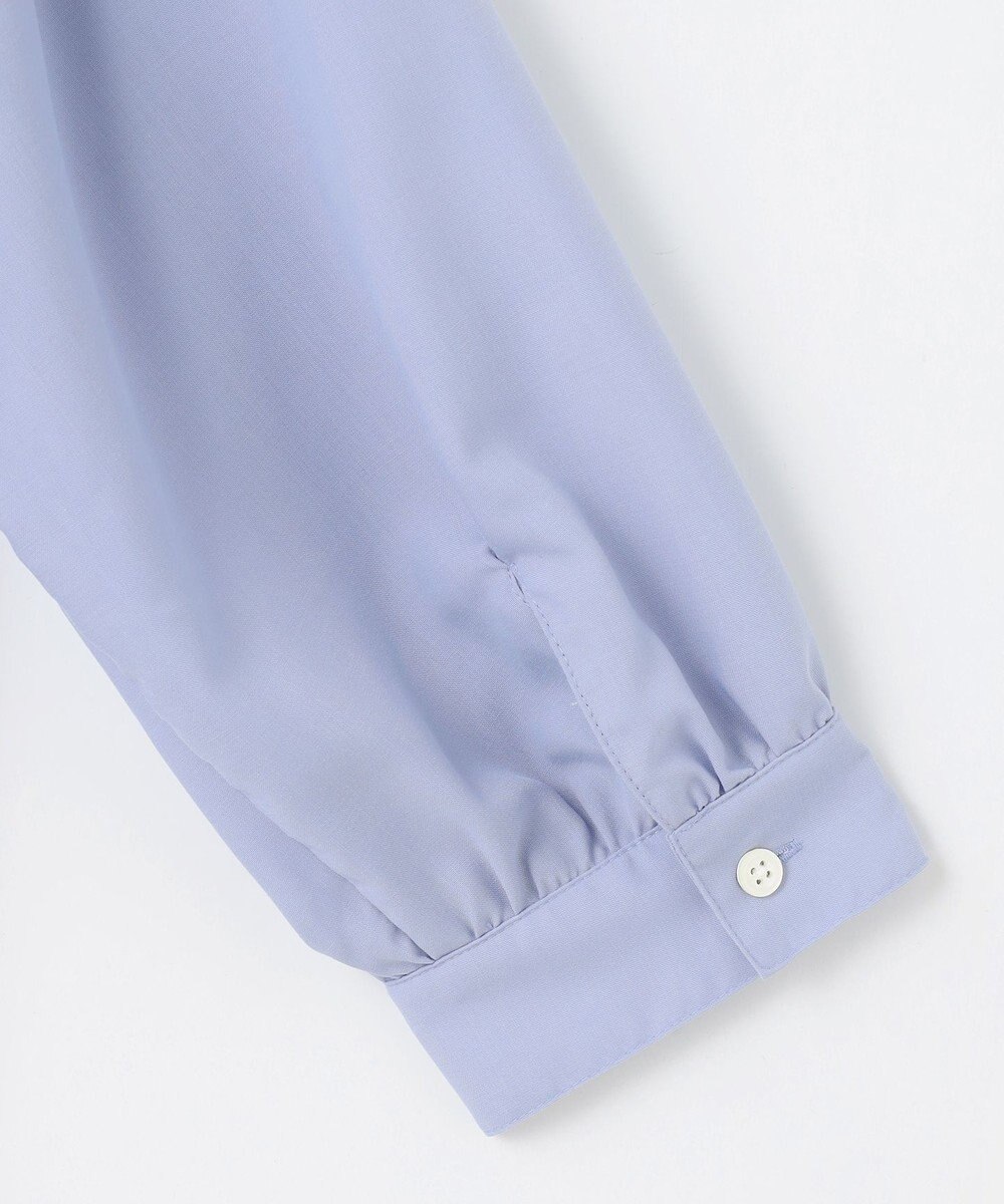 J.PRESS LADIES 【洗える】スパンローン バックプリーツ ブラウス 