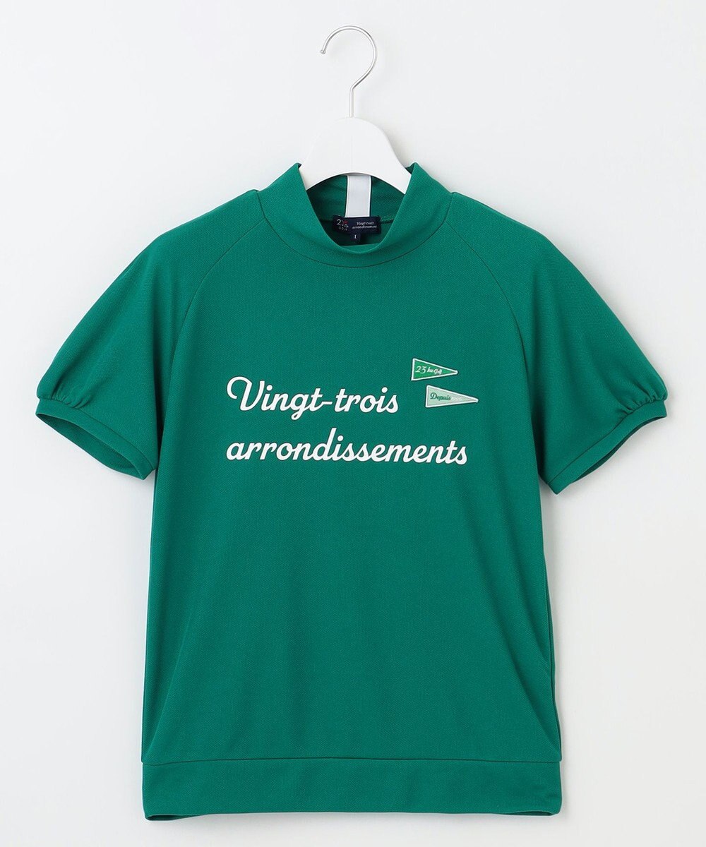 23区GOLF 【WOMEN】【吸水速乾/UVカット】メッシュモックネックプルオーバー 