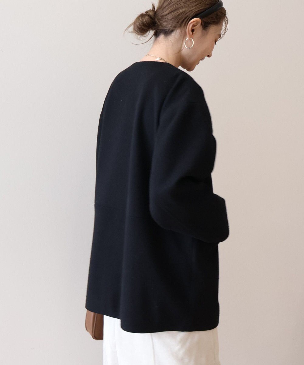 AMERICAN HOLIC リサイクル中空糸ノーカラーコート 