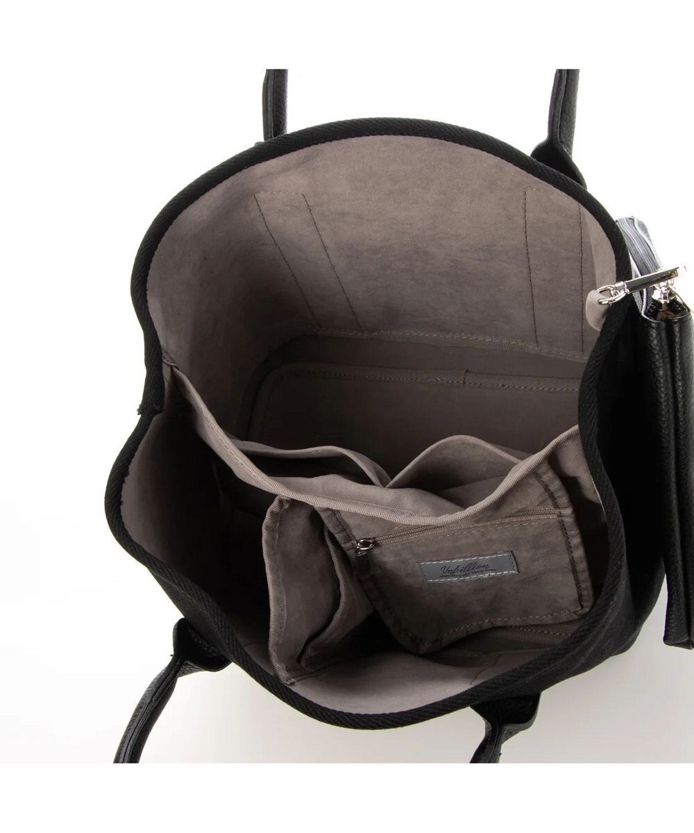 UNBILLION cachecache パーテーションキャンバストートバッグ 