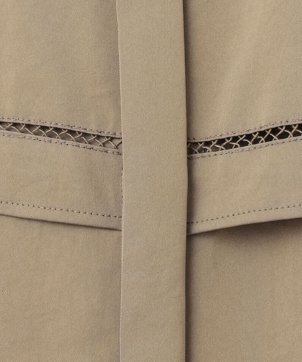 ICB L 【ASUMI・MANAMIコラボ 丈が選べる】ハシゴレースシャツワンピース 