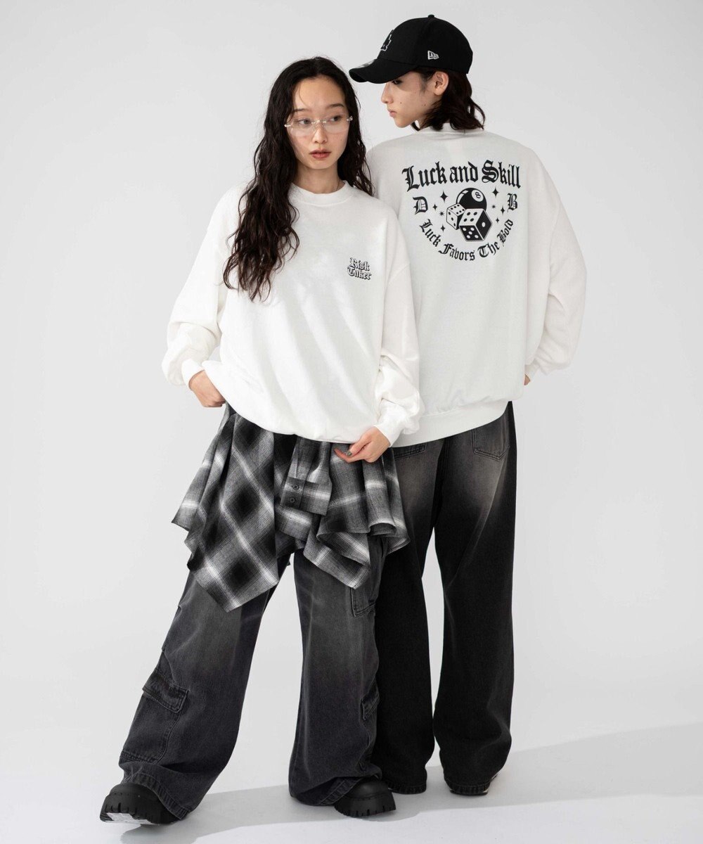 WEGO 【2025年秋冬新作/SMLXLサイズ展開/ユニセックス着用ITEM】アソートグラフィックプルオーバー 