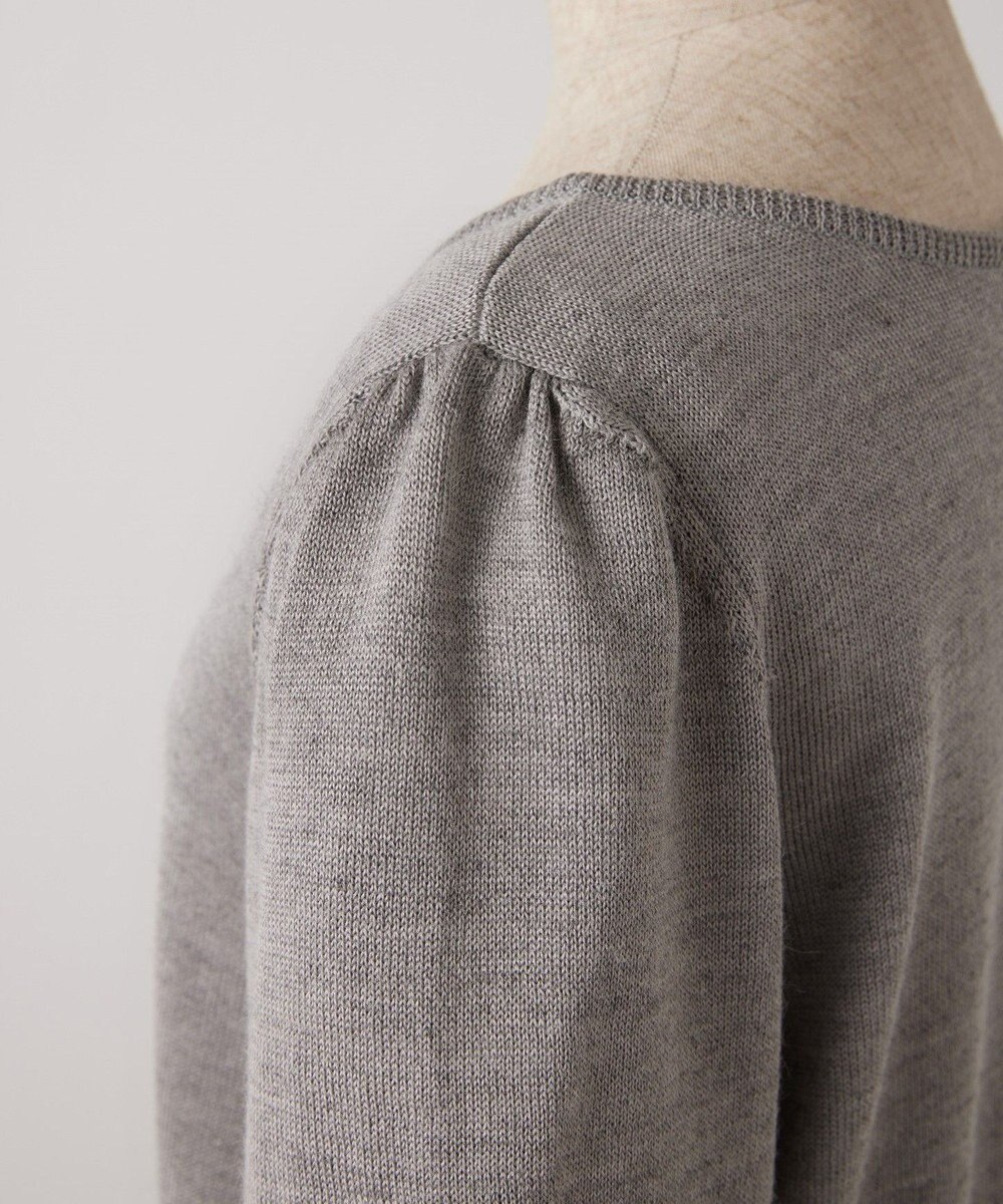 TOQUE 〈大草直子さんアドバイザー〉【天然素材】アルパカシルクニット5分袖 