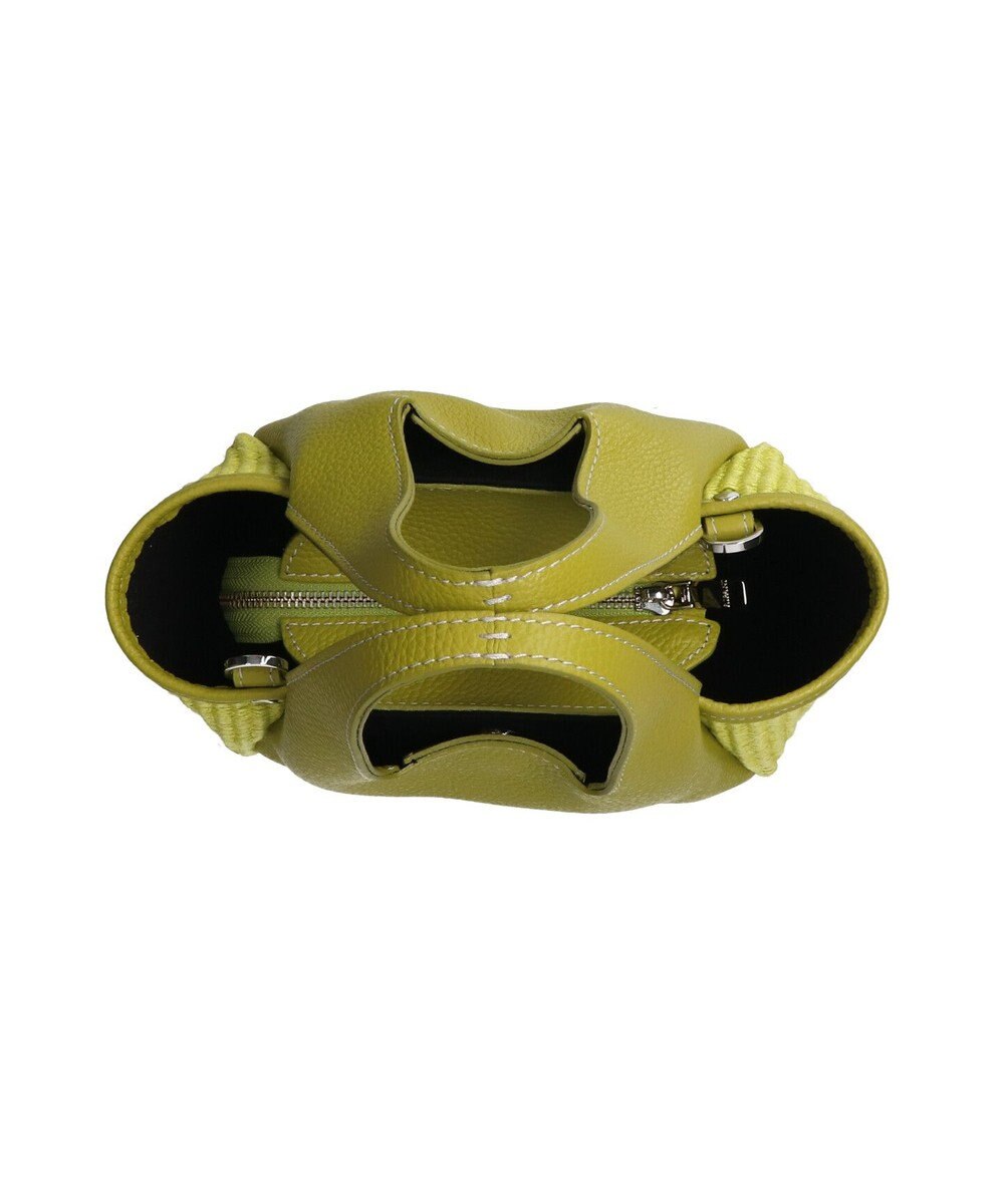 INTER-CHAUSSURES 【RIPANI】ラフィアコンビミニハンドバッグ 