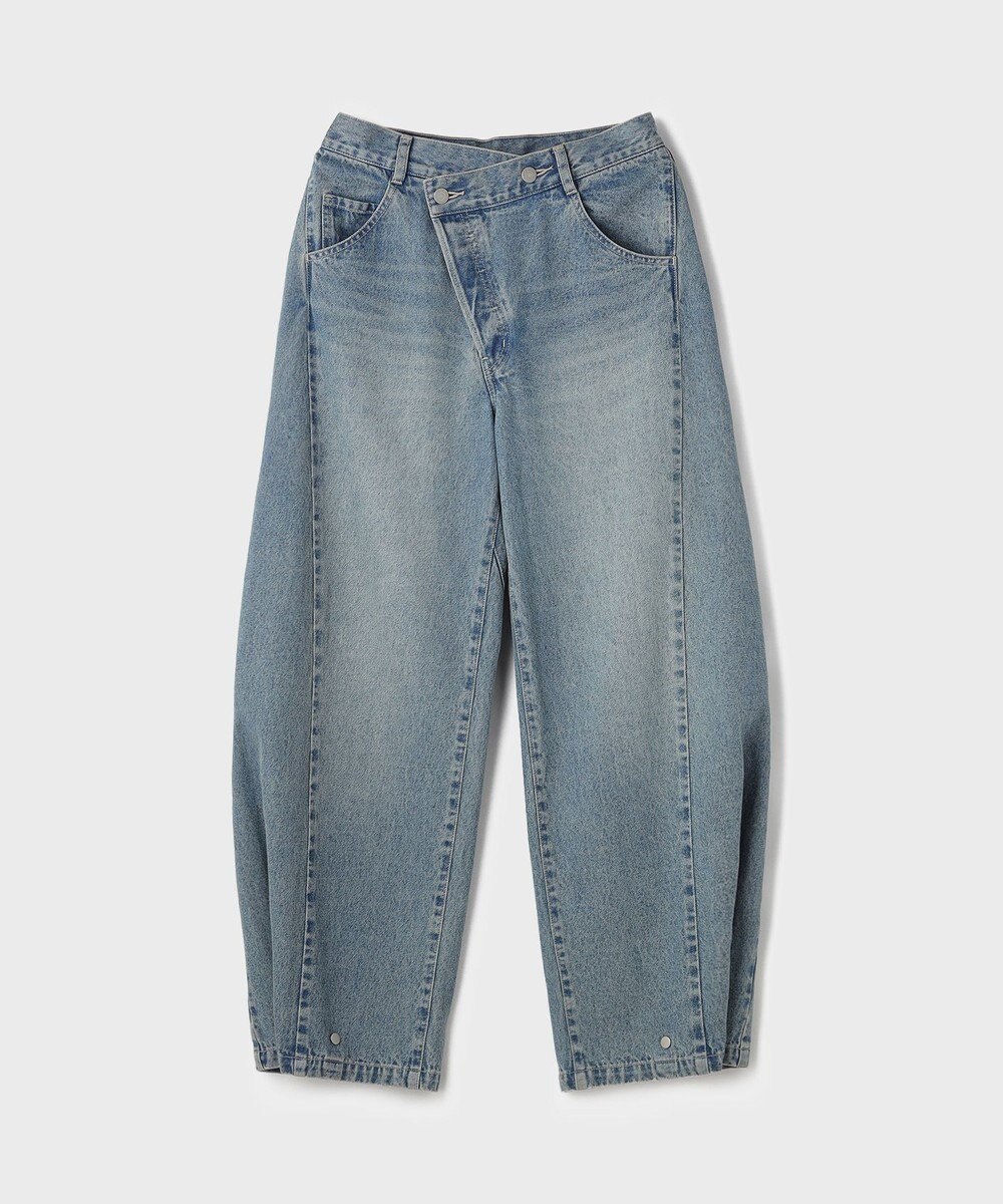 GRACE CONTINENTAL ラップ2wayデニムパンツ 