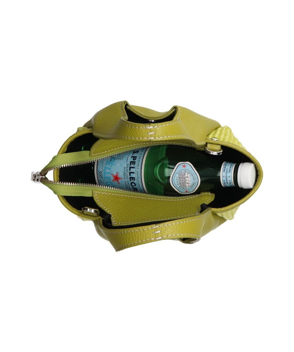 INTER-CHAUSSURES 【RIPANI】ラフィアコンビミニハンドバッグ 