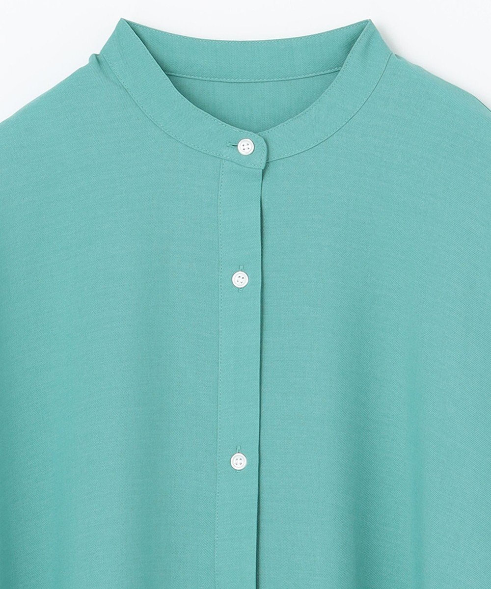 ANY 【洗える】バンドカラーとろみ ワンピース 