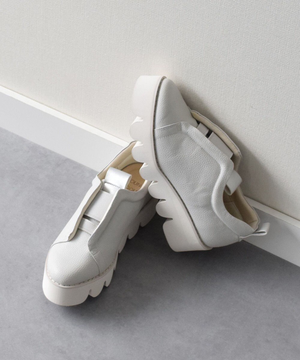 Bridget Birkin 【Round About】甲ゴムヒールアップスニーカー 