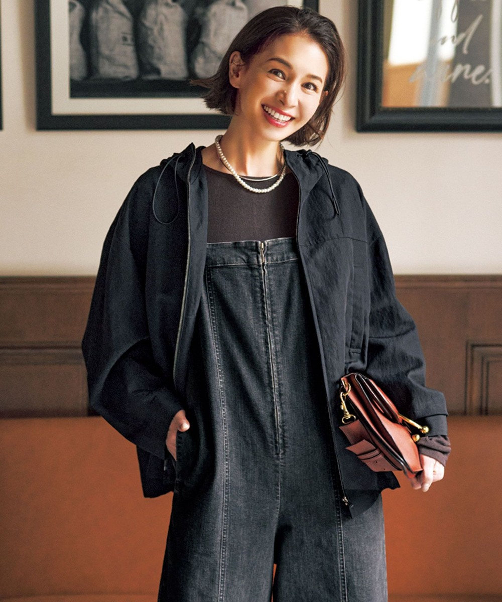 UNFILO ドロスト フーディブルゾン 