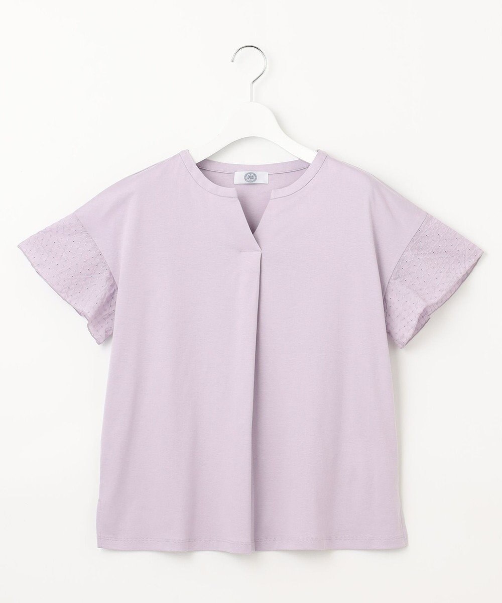 J.PRESS LADIES 【接触冷感・吸水速乾】MULTI EFFECT JERSEY フレアースリーブ カットソー 