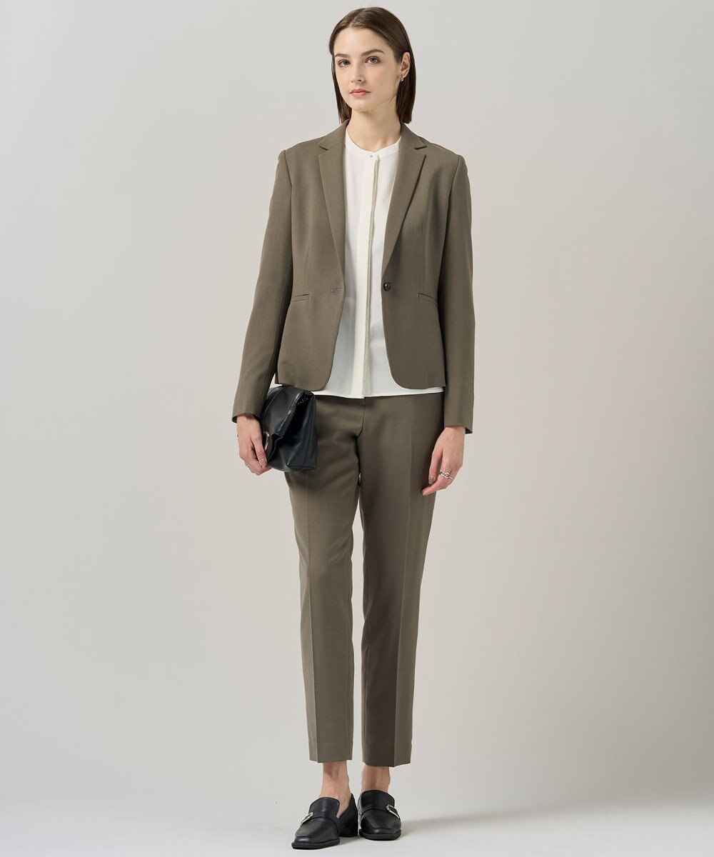 ICB 【UVカット・洗える】ウール2WAYストレッチ テーラードジャケット 