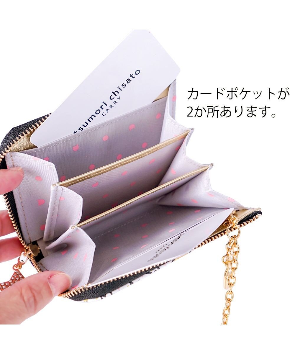 tsumori chisato CARRY ギャラクシーパネル マルチケース キャッシュレススタイル　【パスケースやミニ財布としても♪】 