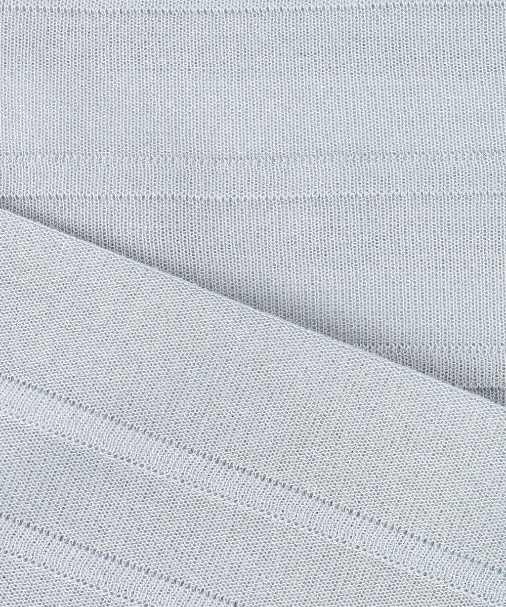 J.PRESS LADIES 【WEB限定・洗える】Vis/Peスパーク シアー ボーダー ニット 