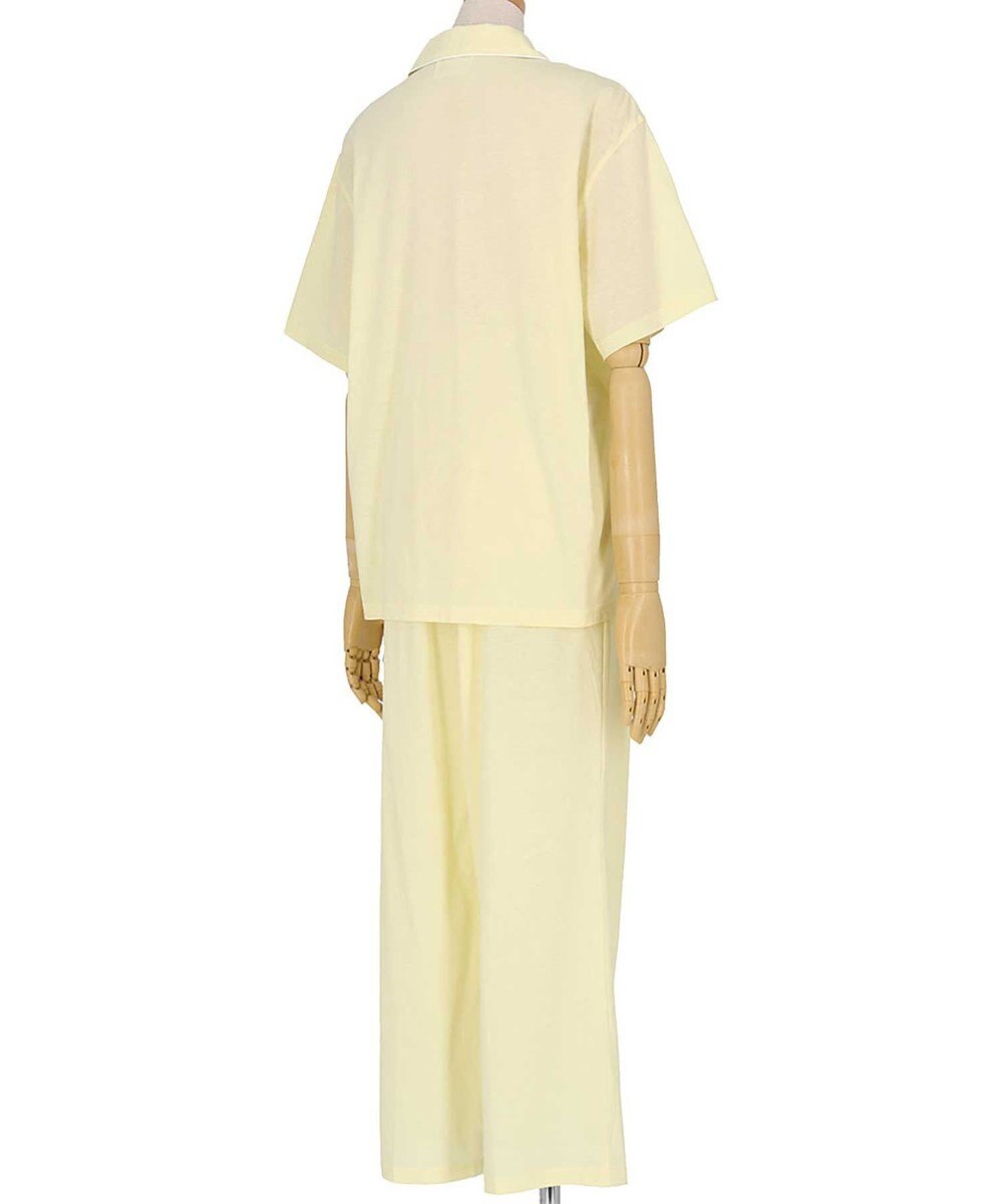 une nana cool 綿混コットンリネン天竺 半袖パジャマ 