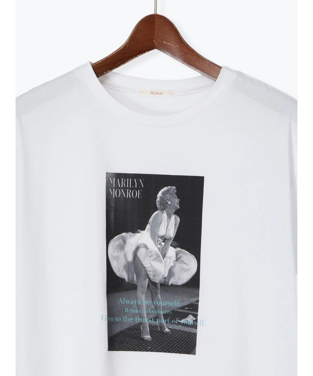 Te chichi マリリンモンローシネマフォトTシャツ 