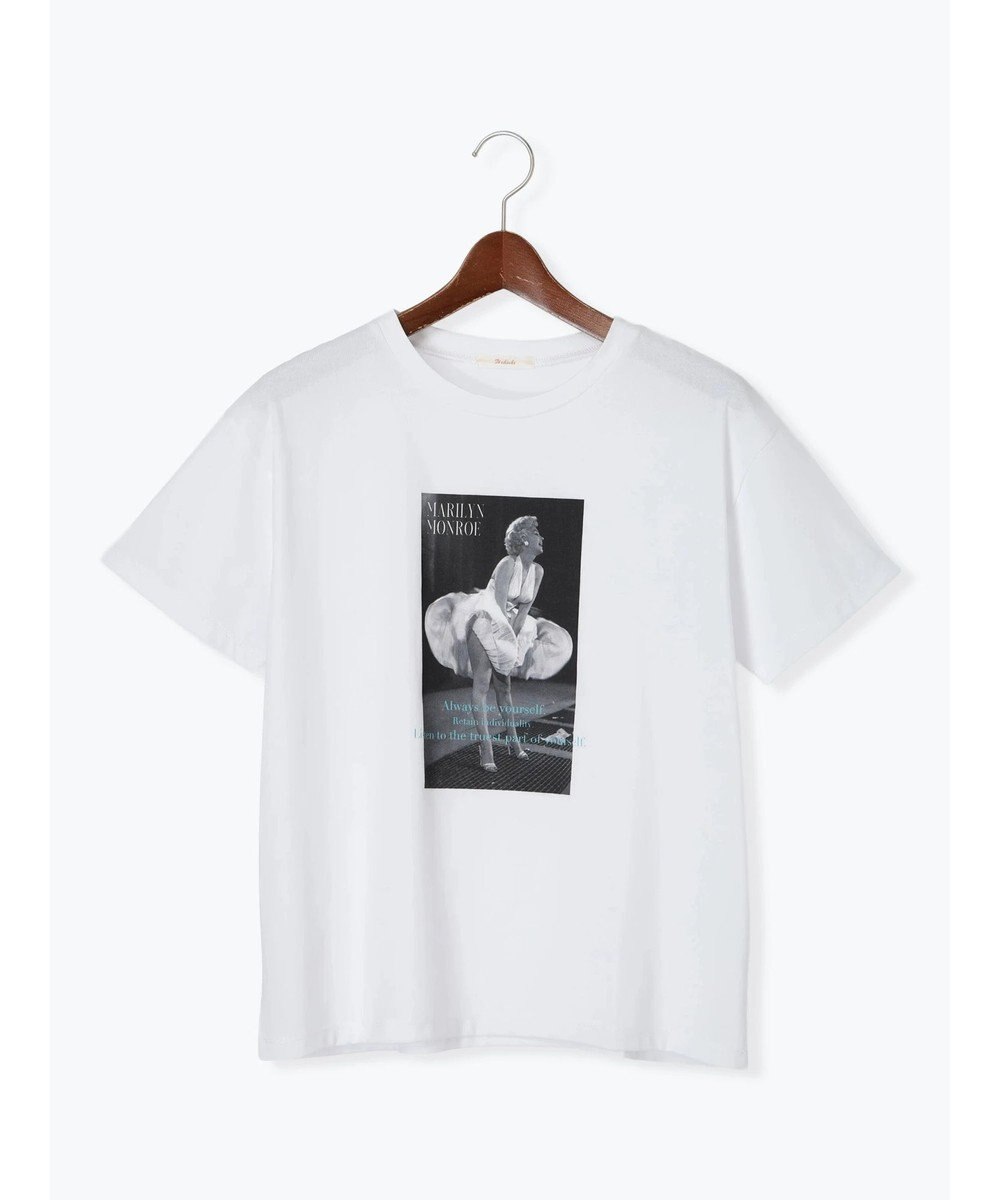 Te chichi マリリンモンローシネマフォトTシャツ 