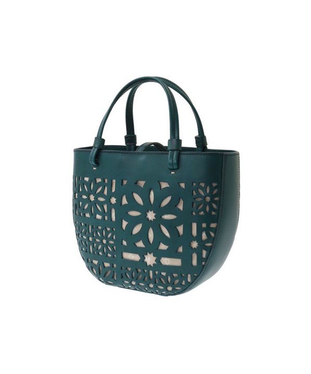 genten セイル カットワーク 手提げバッグ 