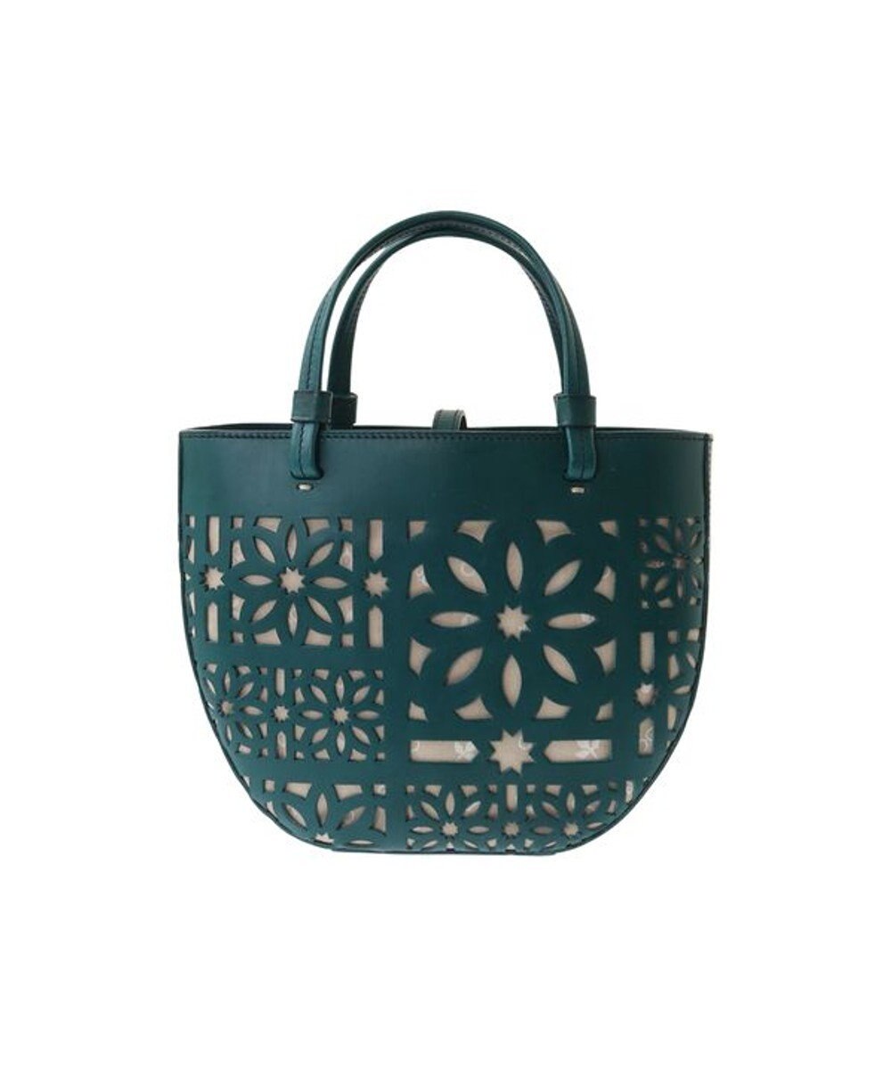 genten セイル カットワーク 手提げバッグ 