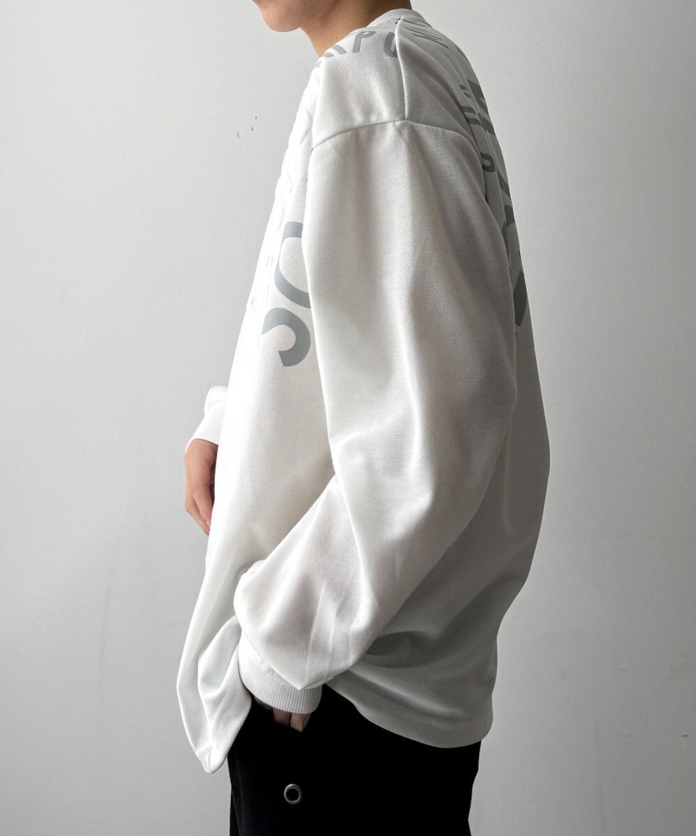 WEGO エンボスグラフィックT(LS) 