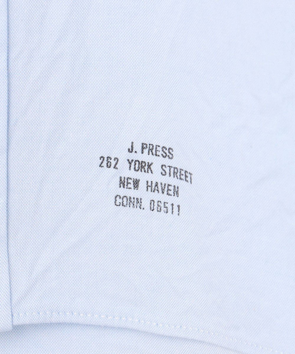 J.PRESS MEN 【J.PRESS ORIGINALS】【UNISEX】Crazy Oxford Half Sleeve Shirt / B.D. / Baggy-Fit 