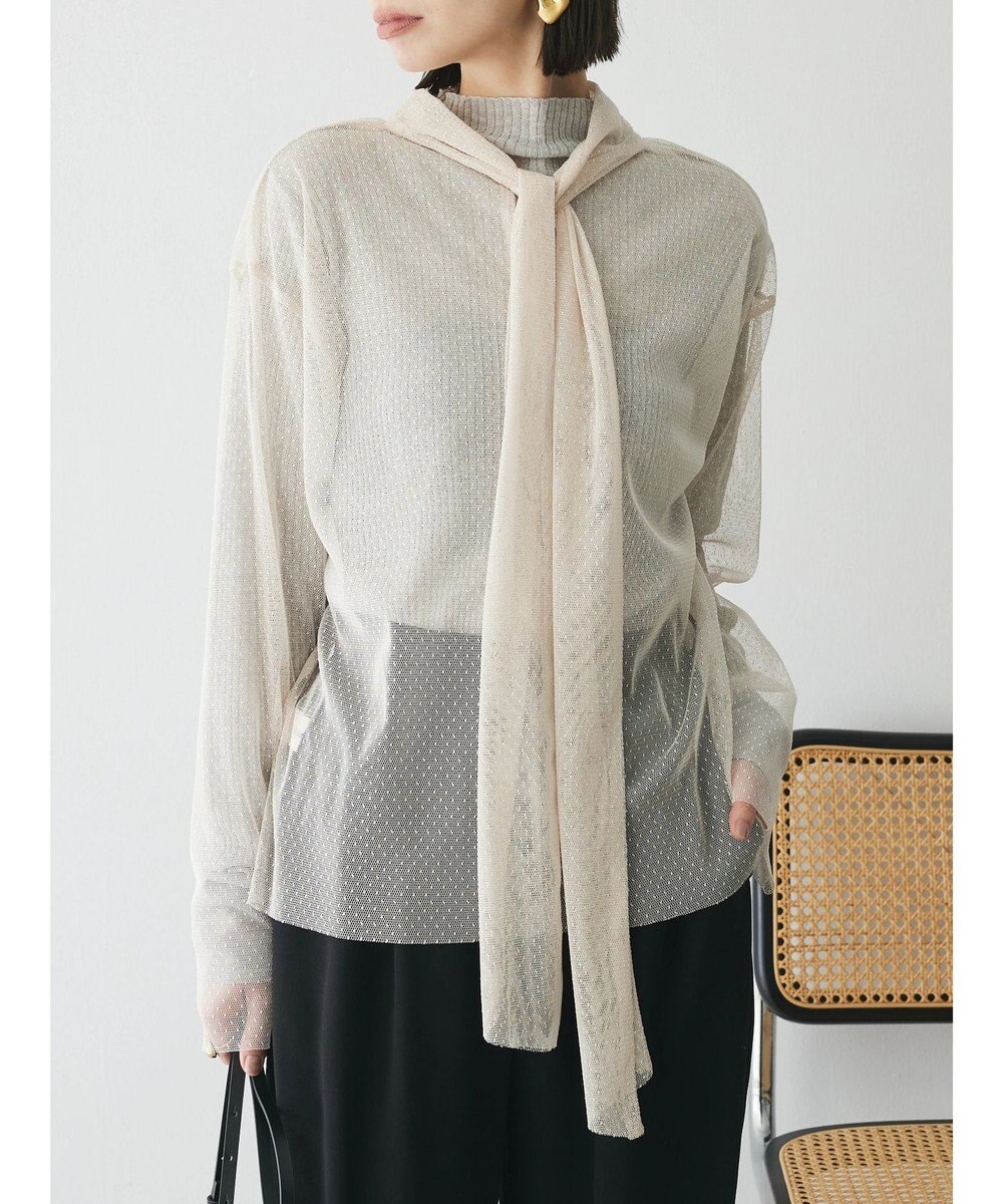 Green Parks AnriettMusee ドットチュール２ＷＡＹボウタイブラウス 