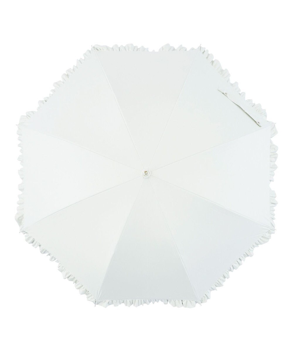 MOONBAT estaa 晴雨兼用 長傘 無地フリル 日傘 遮光 遮熱 UV 